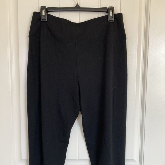 J. Jill Wearever Womens Smooth Fit Slim Leg‎ Pant Black Size MT Pull On Knit - Picture 7 of 9